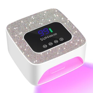 Bezprzewodowa lampa UV LED do paznokci 180W, 57 diod Biały
