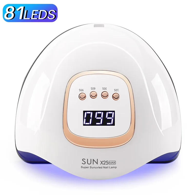 Automatyczna lampa UV/LED do paznokci z czujnikiem i timerem X25 81 lights