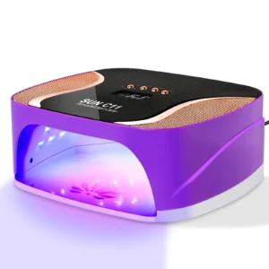 Lampa UV LED do paznokci SUN C11 67 diod do utwardzania hybryd Fioletowy