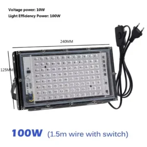 Lampa UV utwardzająca do żywicy i kleju 100W/300W Uk