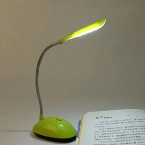Lampka biurkowa LED na baterie do nauki i czytania Biały