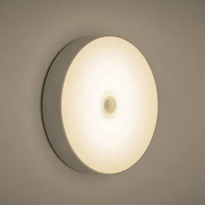 Lampka nocna LED z czujnikiem ruchu, ładowana USB Warm with switch