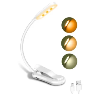 Lampka LED do czytania w łóżku z regulacją barwy i jasności Biały