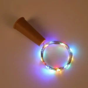 Lampki LED korek do butelki na baterie Wielokolorowy
