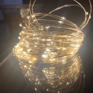 Lampki LED USB z pilotem - girlanda 8 funkcji, dekoracja świąteczna Ciepły