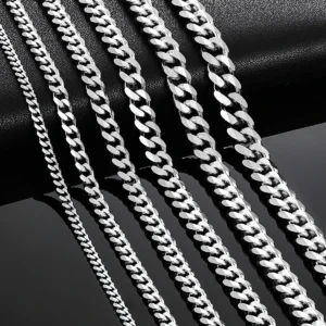 Łańcuch kubański ze stali nierdzewnej męski 11.0mm thickness