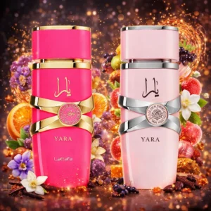 Lattafa Yara i Yara Candy zestaw dwóch perfum damskich 2x100ml