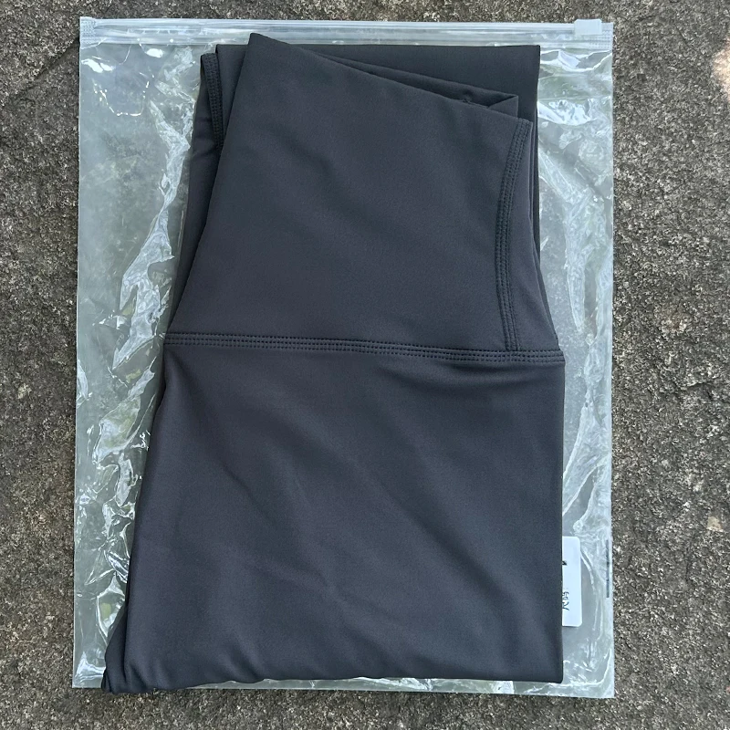 Damskie legginsy do jogi z wysokim stanem Grafitowy