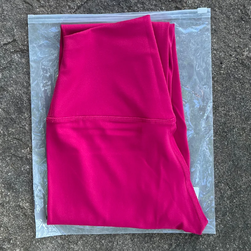 Damskie legginsy do jogi z wysokim stanem Wild plum