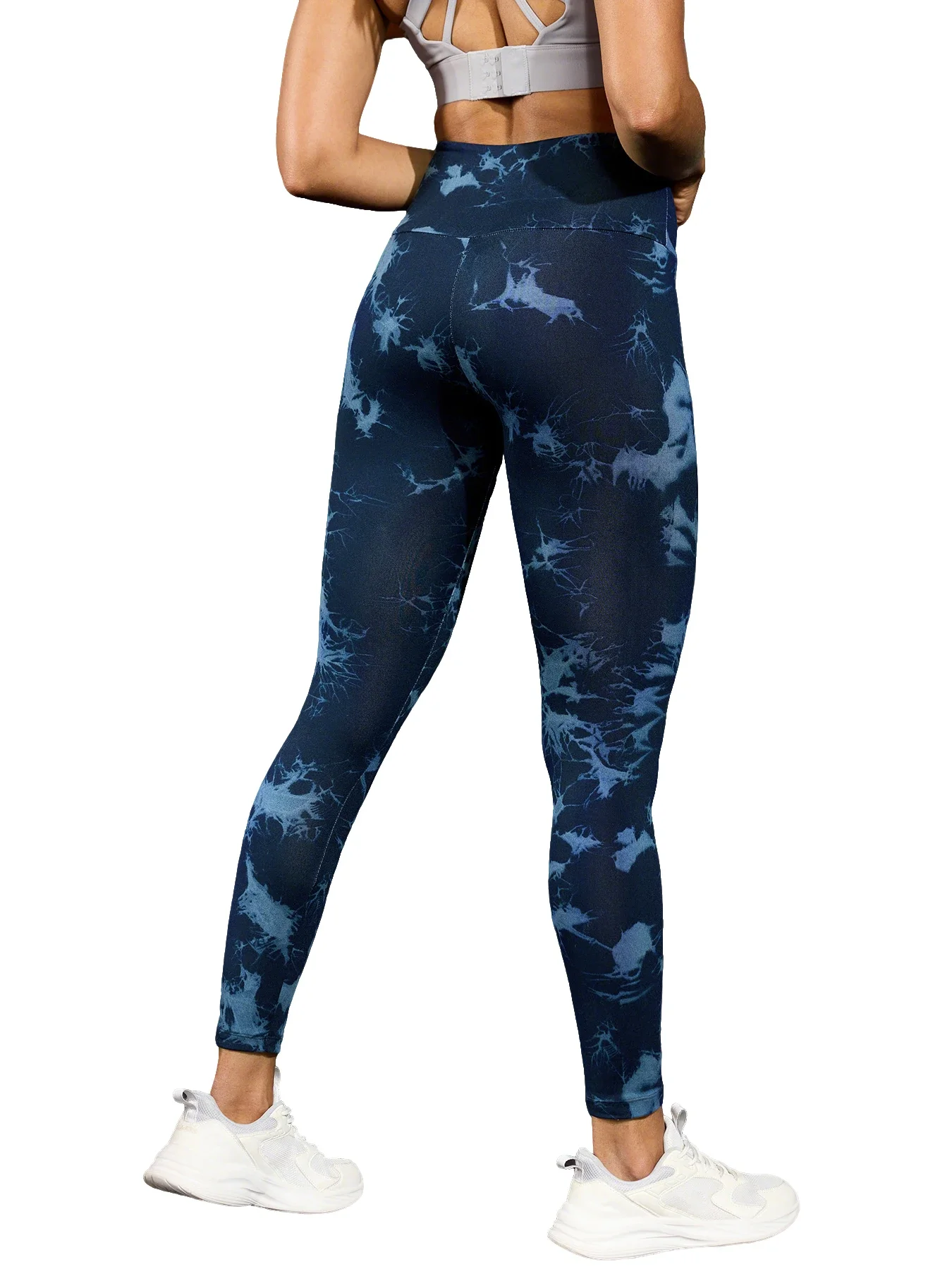 Damskie legginsy sportowe z wysokim stanem push up 9