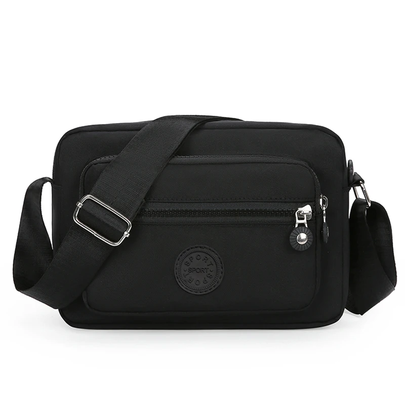 Lekka torebka crossbody na ramię unisex Bj8820black