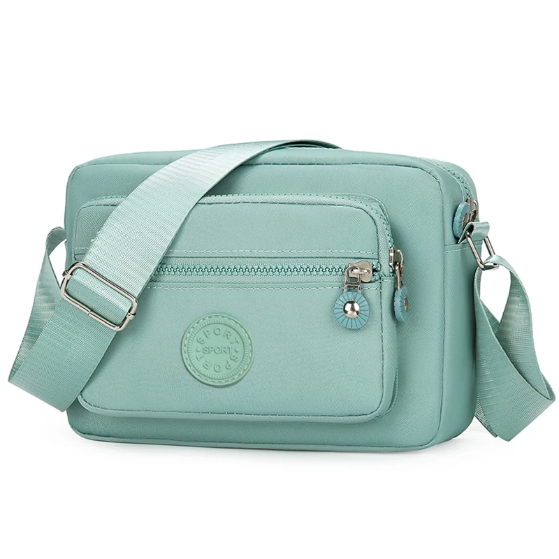 Lekka torebka crossbody na ramię unisex Bj8820green