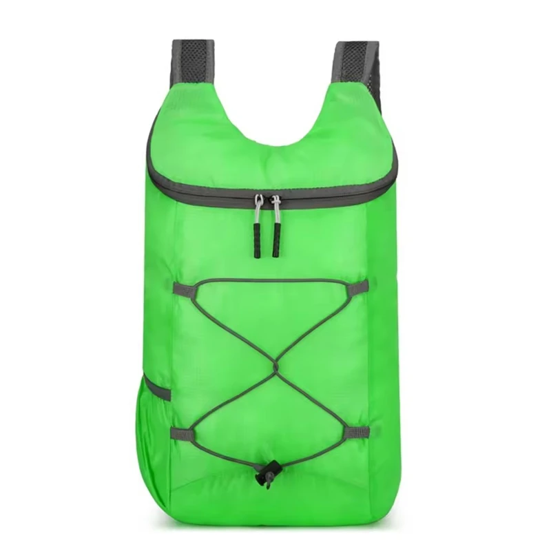 Lekki Składany Plecak Outdoorowy Unisex Zielony