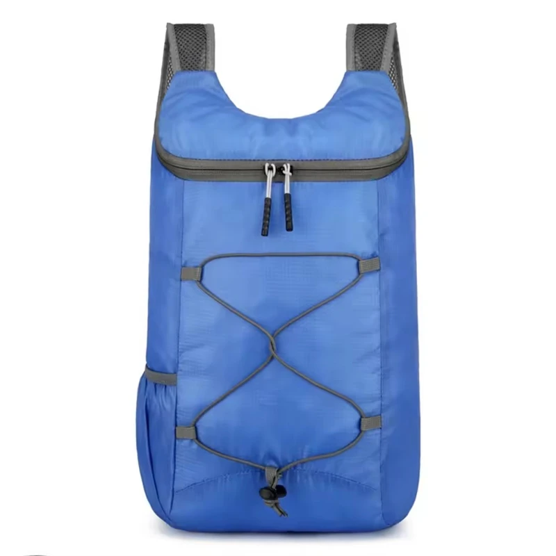 Lekki Składany Plecak Outdoorowy Unisex Kobaltowy