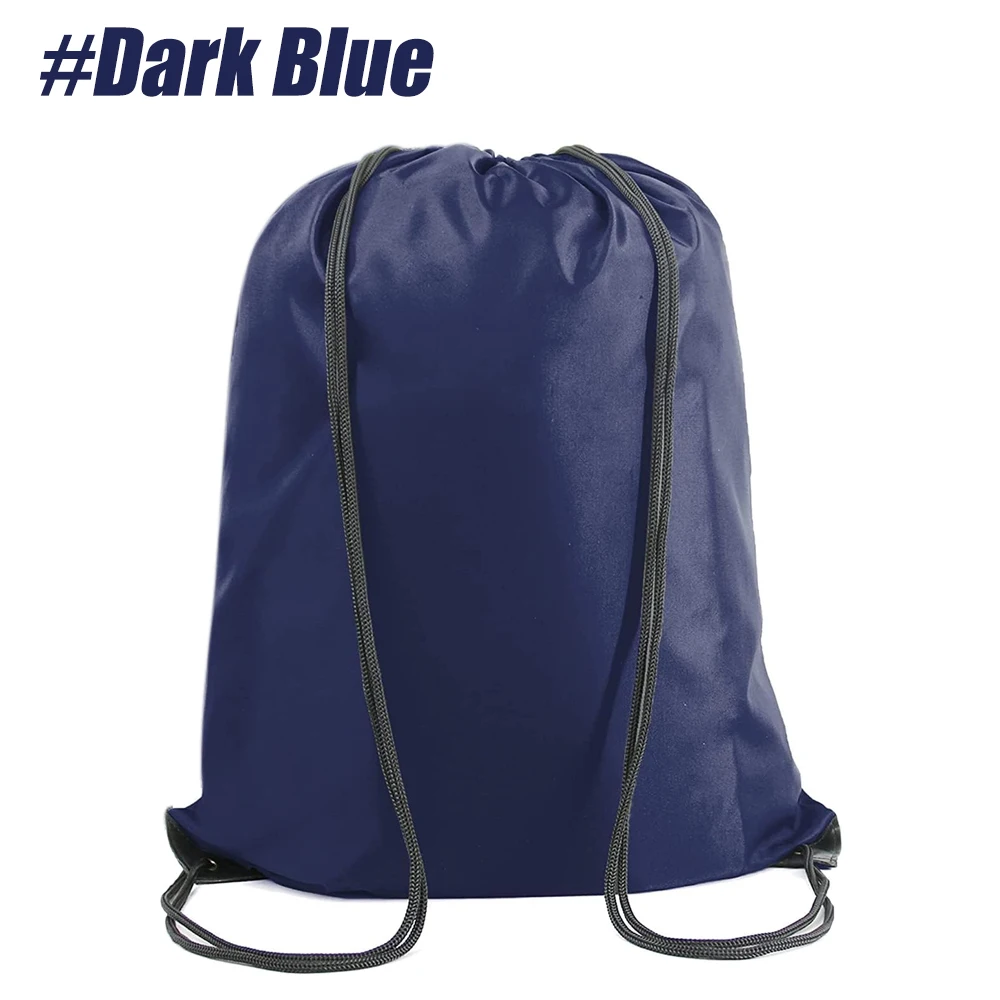 Lekki worek-plecak na sznurkach na siłownię i podróż Darkblue