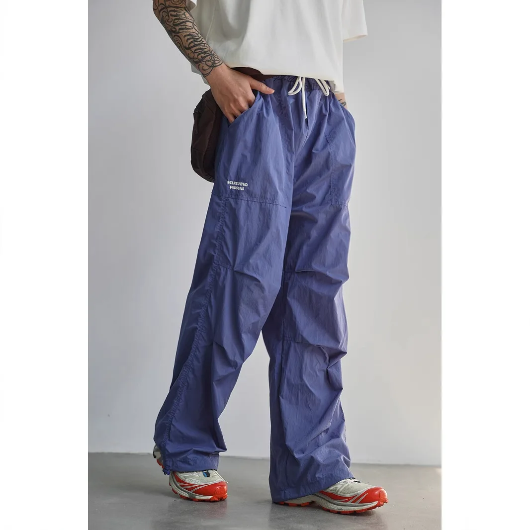 Lekkie spodnie outdoorowe szybkoschnące unisex na wędrówki Fioletowy