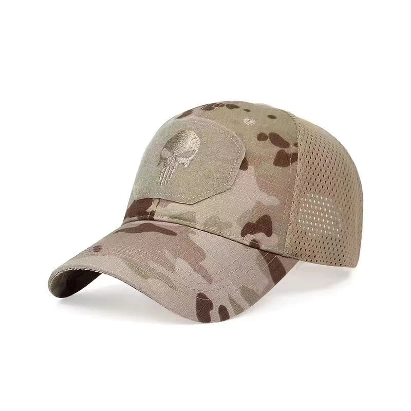 Letnia czapka z daszkiem moro - regulowana, taktyczna Desert camouflage