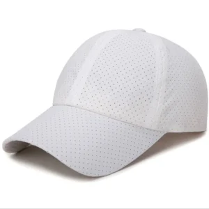 Letnia czapka z daszkiem siateczkowa snapback przeciwsłoneczna Biały