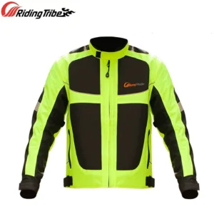 Letnia kurtka motocyklowa z ochraniaczami odblaskowa Jacket