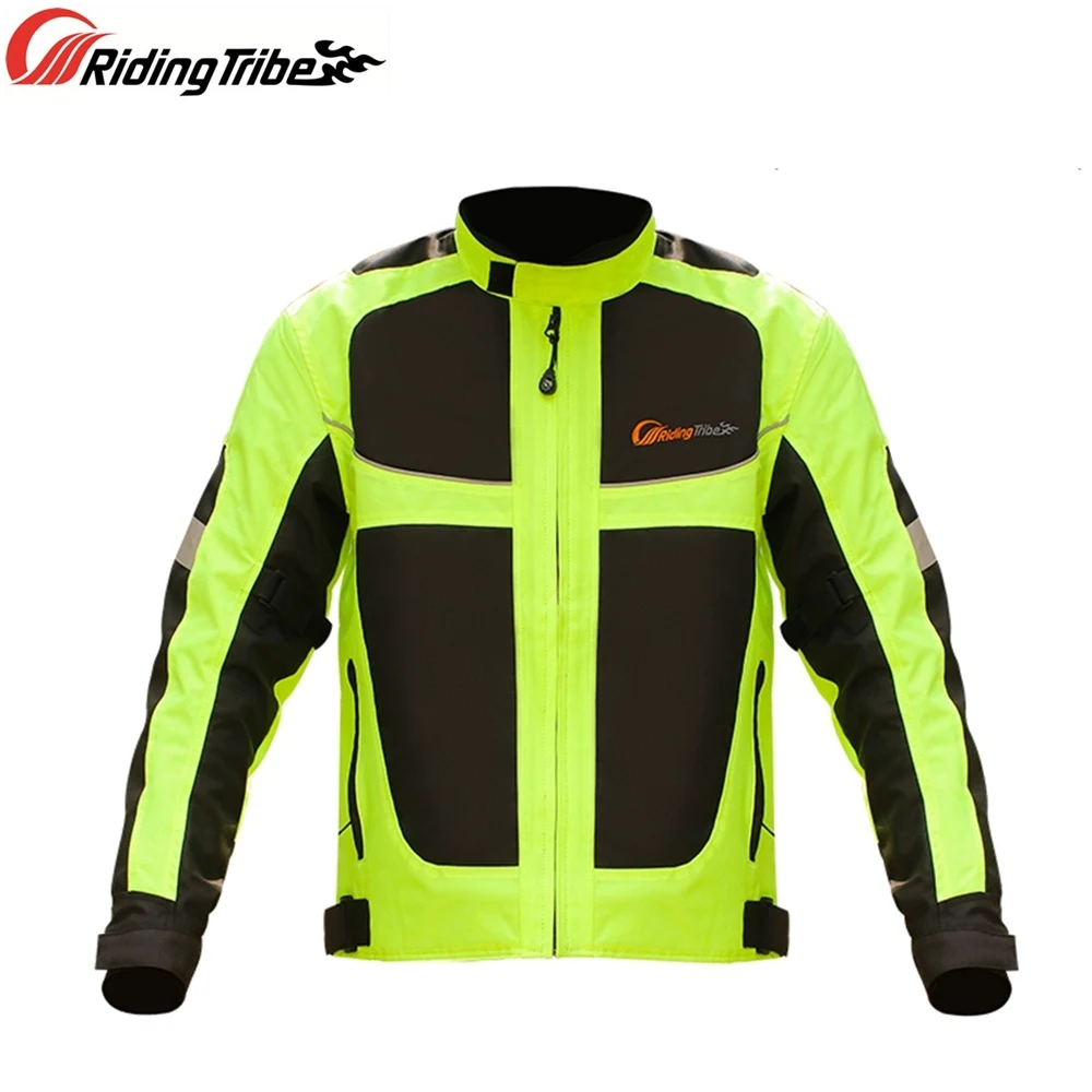 Letnia kurtka motocyklowa z ochraniaczami odblaskowa Jacket
