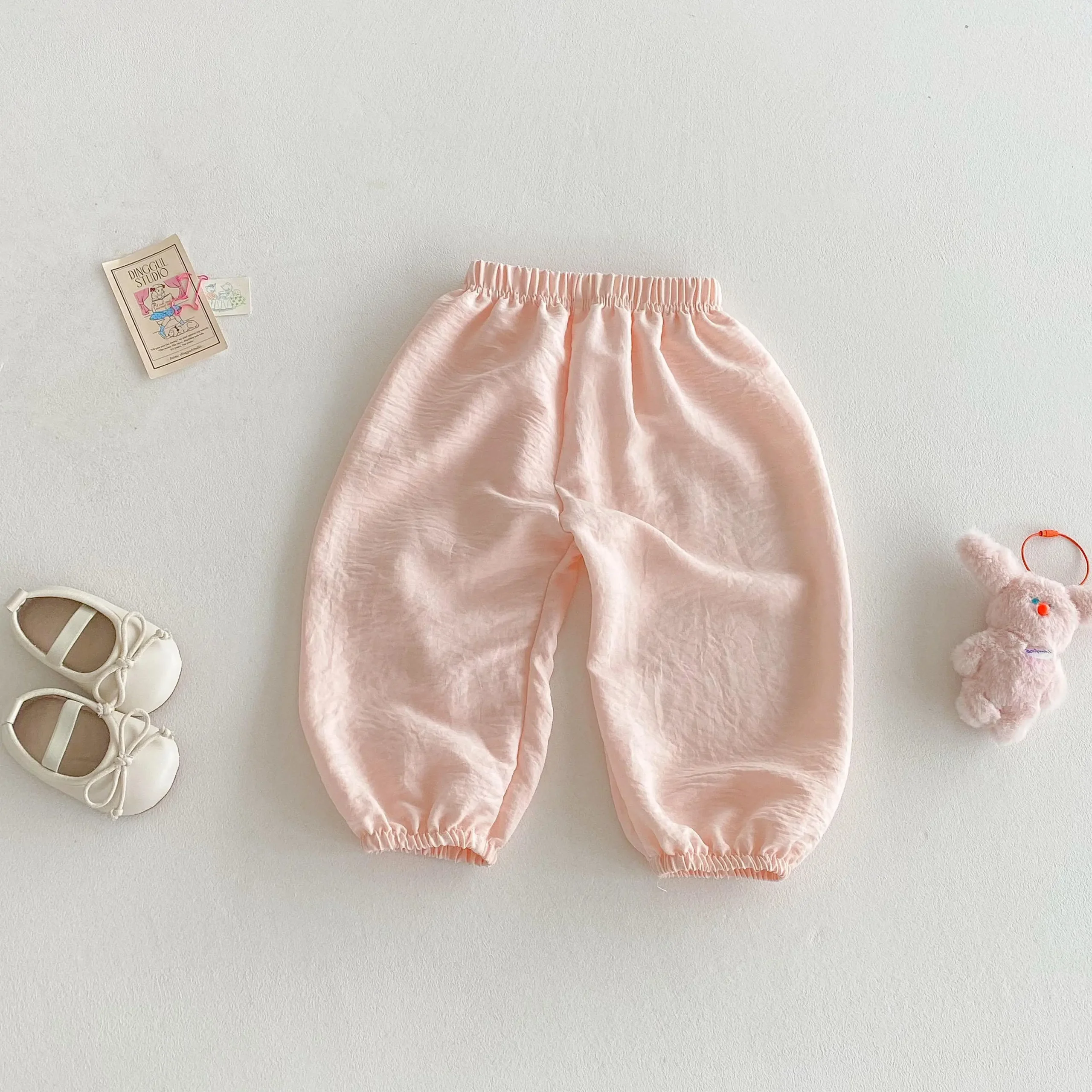Letnie bloomersy dla dzieci – cienkie luźne spodnie antykomarowe P10