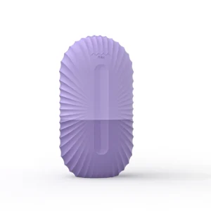 Lodowy roller do twarzy z płytką Gua Sha do masażu Fioletowy