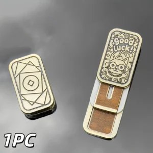 Lucky Cat fidget slider - antystresowa zabawka na palec Złoto