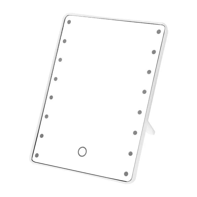 Lusterko kosmetyczne z podświetleniem LED - ładowanie USB Biały