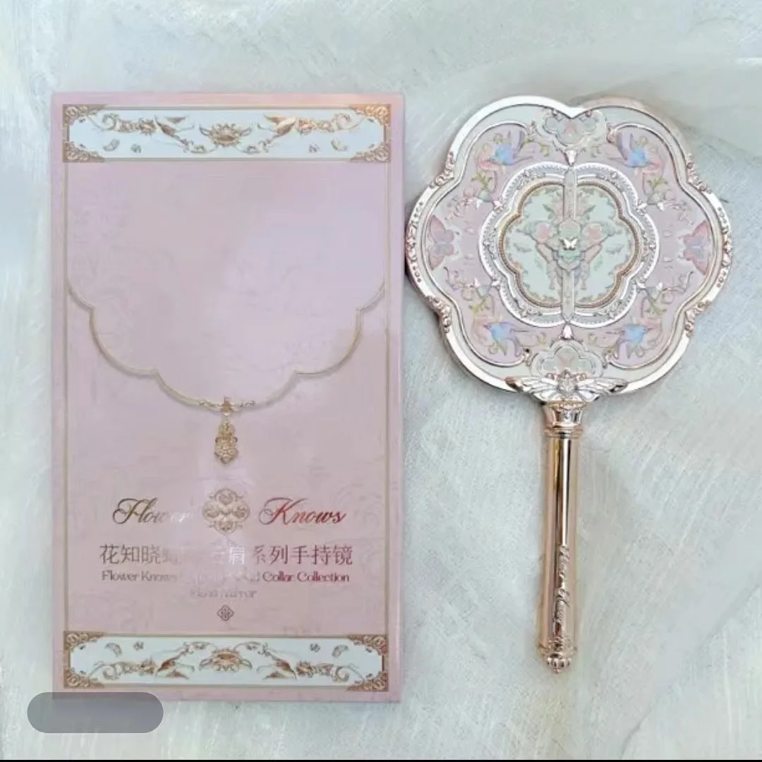 Lusterko ręczne Flower Knows Angel Series premium Jasnożółty
