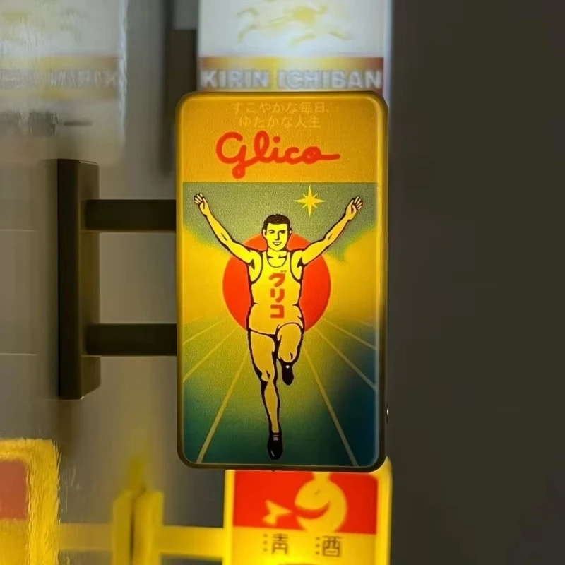 Magnes na lodówkę 3D – świecący mini sklep lampka nocna Biały