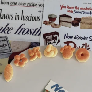 Magnesy na lodówkę 3D kawiarnia i leniwy kot — dekoracje miniaturowe Niebieski