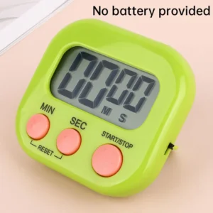 Magnetyczny minutnik kuchenny cyfrowy z wyświetlaczem LCD Szary