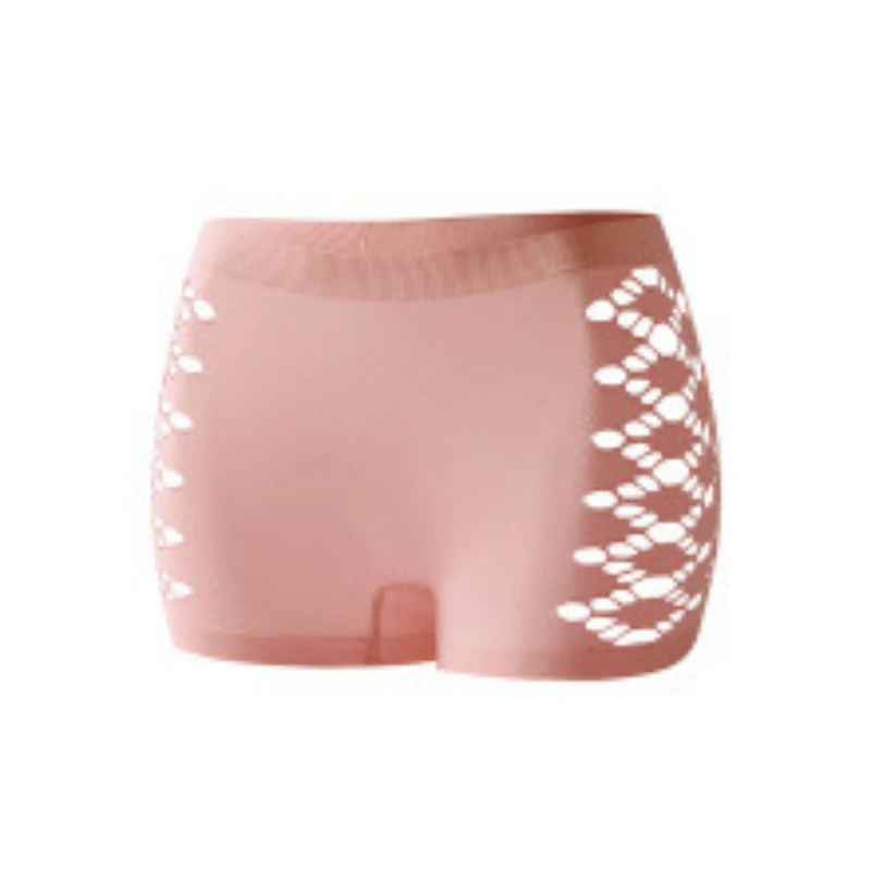 Damskie majtki boyshort oddychające bawełniane wygodne Czarny