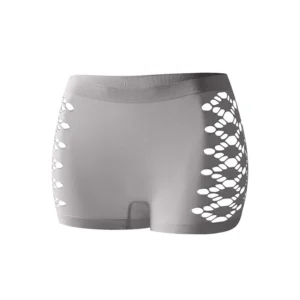 Damskie majtki boyshort oddychające bawełniane wygodne Szary