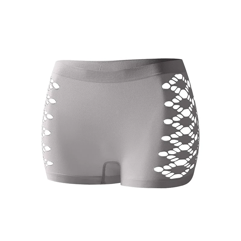 Damskie majtki boyshort oddychające bawełniane wygodne Szary