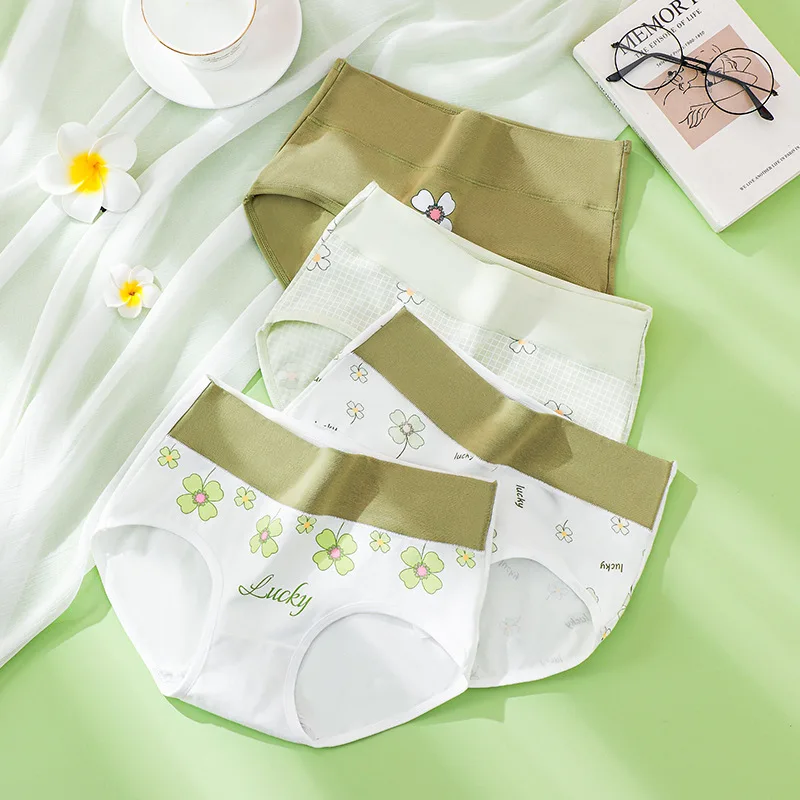 Majtki wyszczuplające z wysokim stanem 4-pak plus size M-5XL Fioletowy