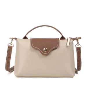 Mała torebka damska na jedno ramię w stylu retro Khaki
