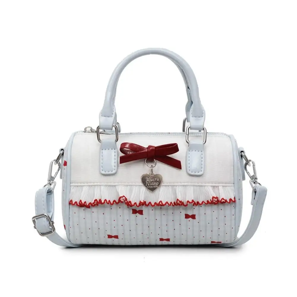 Mała torebka w grochy pillow bag na ramię B