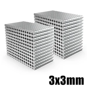 Małe magnesy na lodówkę do biura 3x3 mm żółty