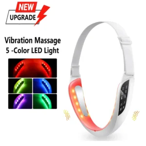 Masażer EMS do liftingu twarzy - 6 trybów, 8 poziomów Upgrade led vibrate