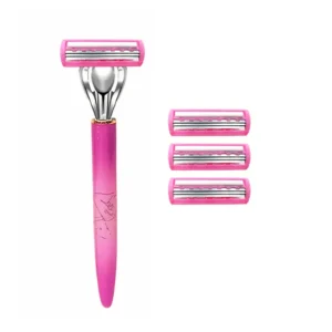 Maszynka do depilacji bikini z 3-warstwowymi ostrzami 1 handle 3 blades