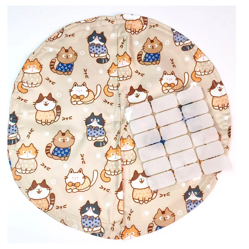 Mata wodoodporna do kuwety dla kota z zasłoną Cute cat style