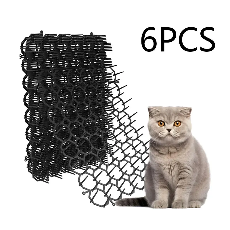 Plastikowa mata z kolcami odstraszająca koty i psy całoroczna Jasnozielony