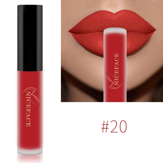 Matowa szminka w płynie nude, 34 kolory Khaki