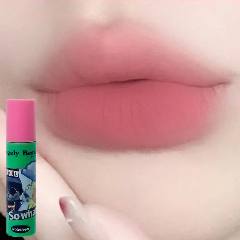 Matowa szminka w płynie velvet, wodoodporny tint do ust Różowy