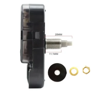 Cichy mechanizm kwarcowy do zegara ściennego DIY Szary