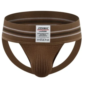 Męska bielizna jockstrap z szerokim pasem w talii Jm261brown
