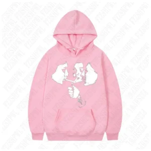 Męska bluza z kapturem w stylu gotyckim streetwear 2