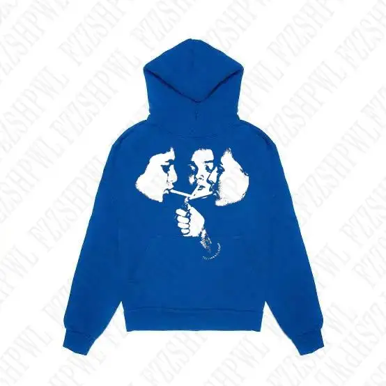 Męska bluza z kapturem w stylu gotyckim streetwear 3