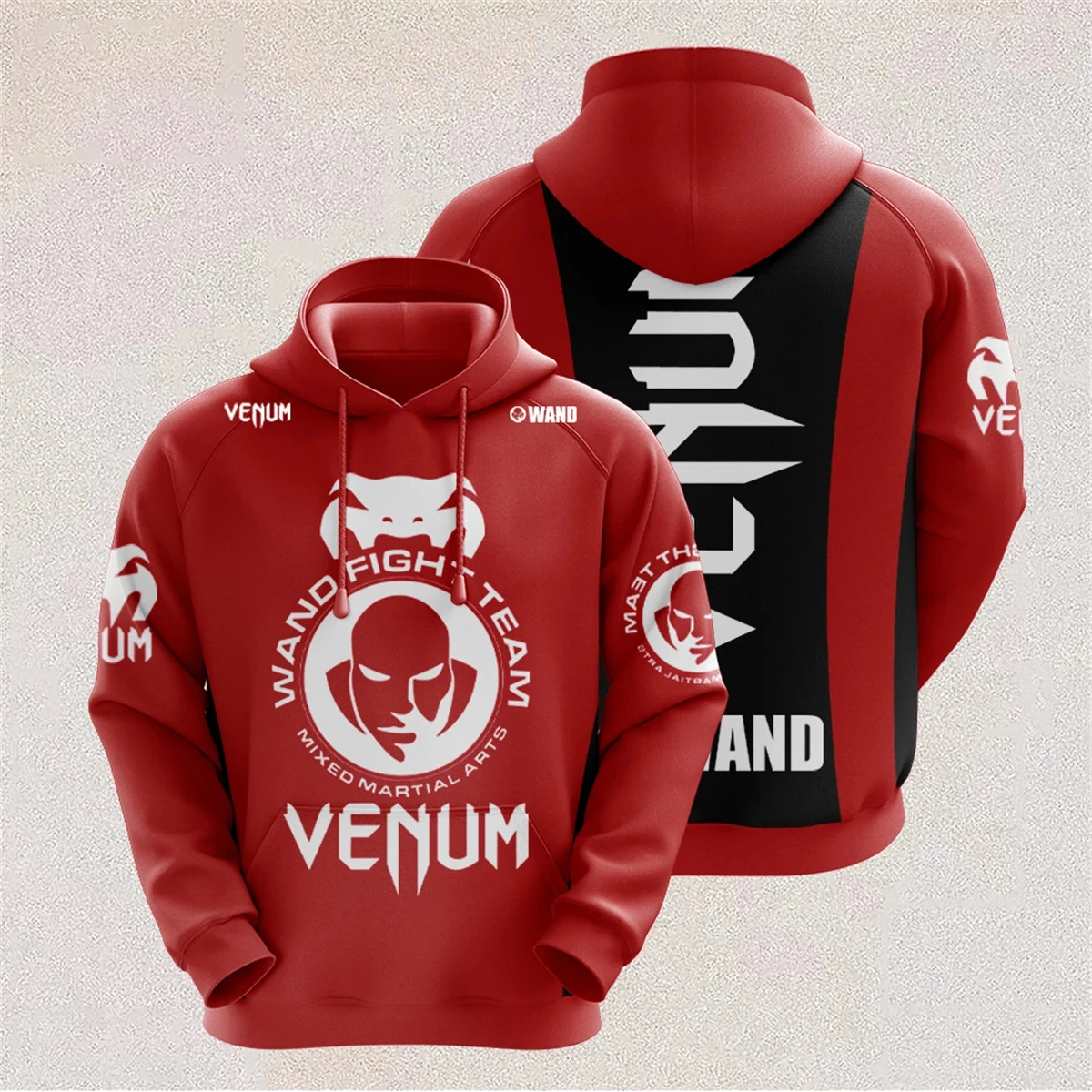 Męska bluza z kapturem oversize w stylu hip-hop streetwear Hhwg 189
